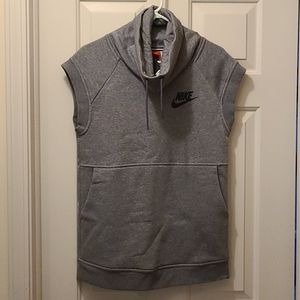 Nike Rally Funnel Neck Sleeveless Hoodie Size XS